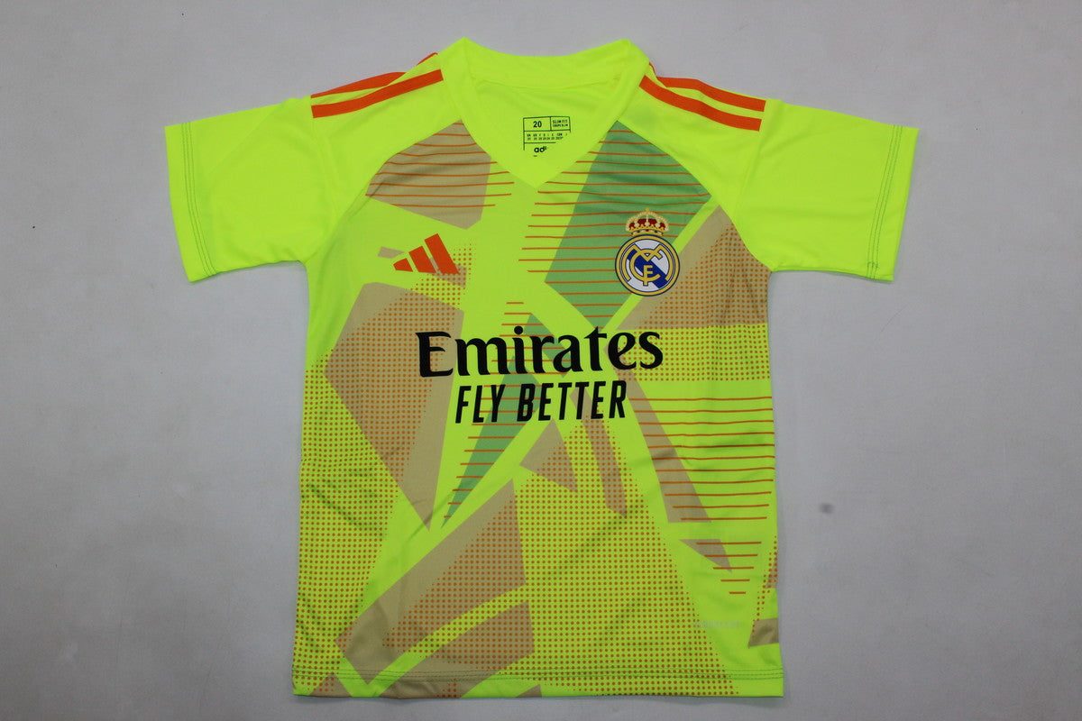 Kit de niño Real Madrid portero amarillo 24/25