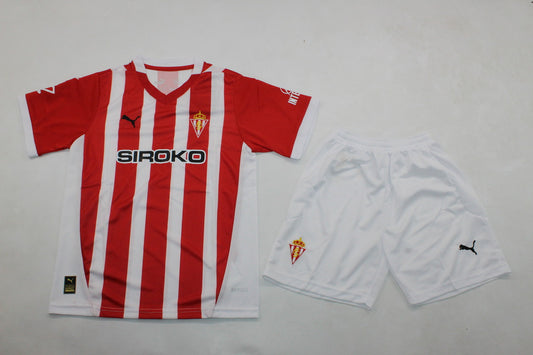 Kit de niño Sporting Gijón local 24/25