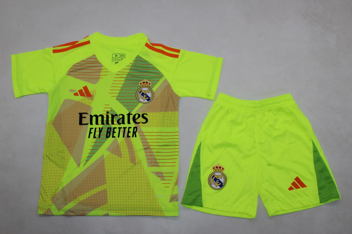 Kit de niño Real Madrid portero amarillo 24/25