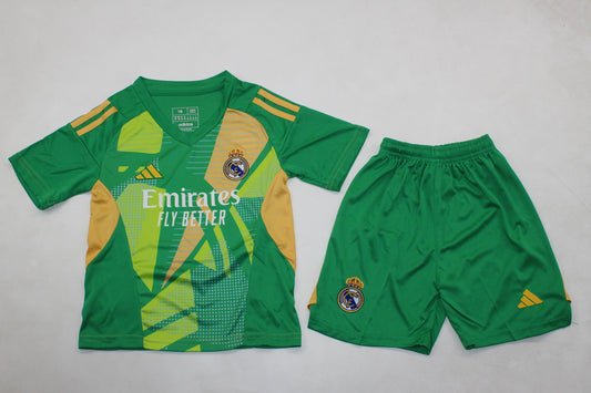 Kit de niño Real Madrid portero verde 24/25