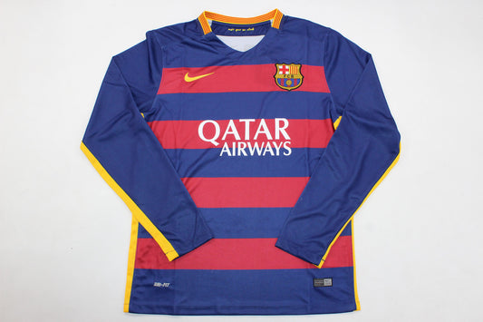 Barcelona retro 15/16 manga larga