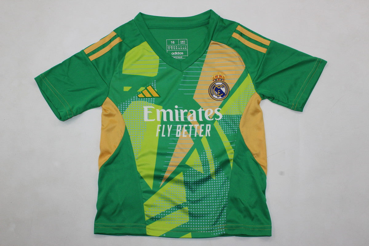 Kit de niño Real Madrid portero verde 24/25