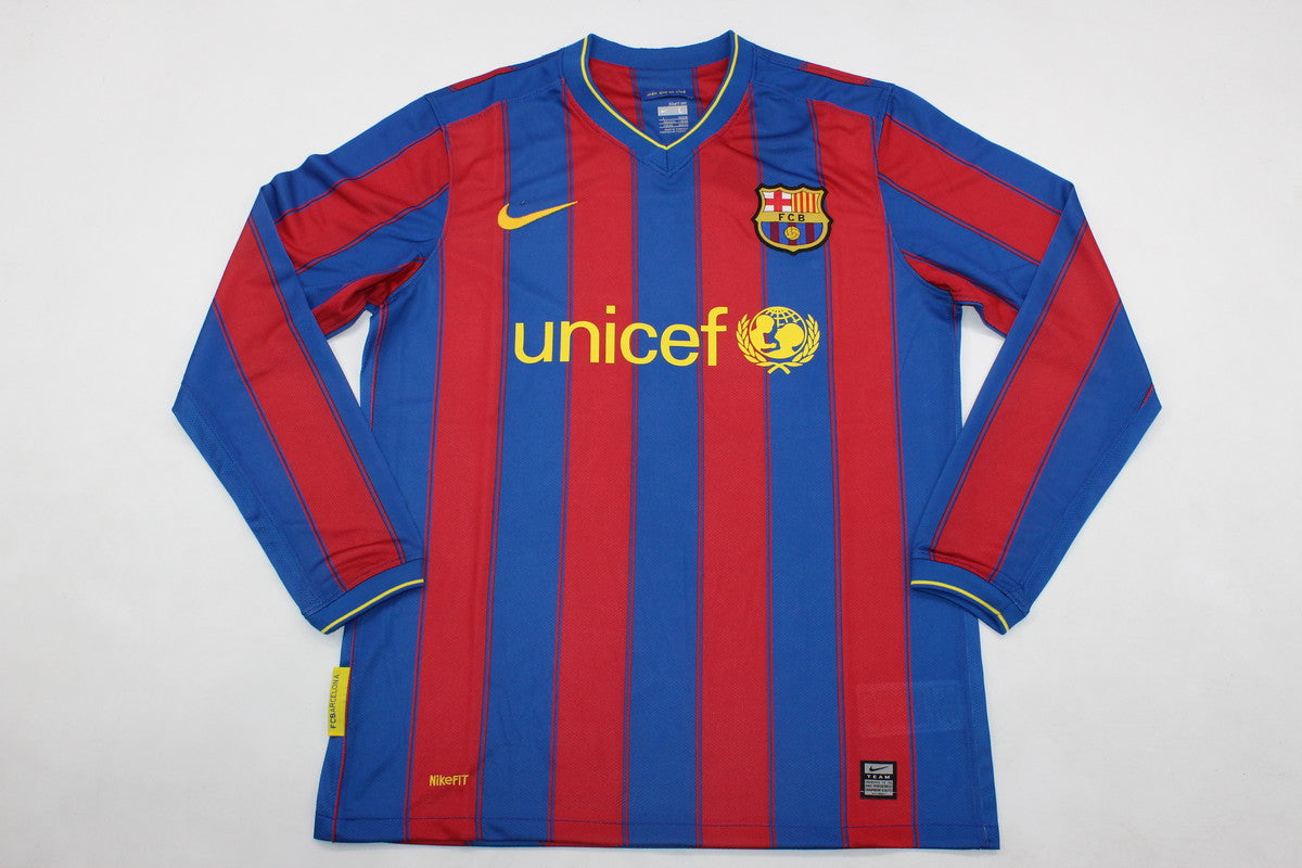 Barcelona retro 09/10 manga larga