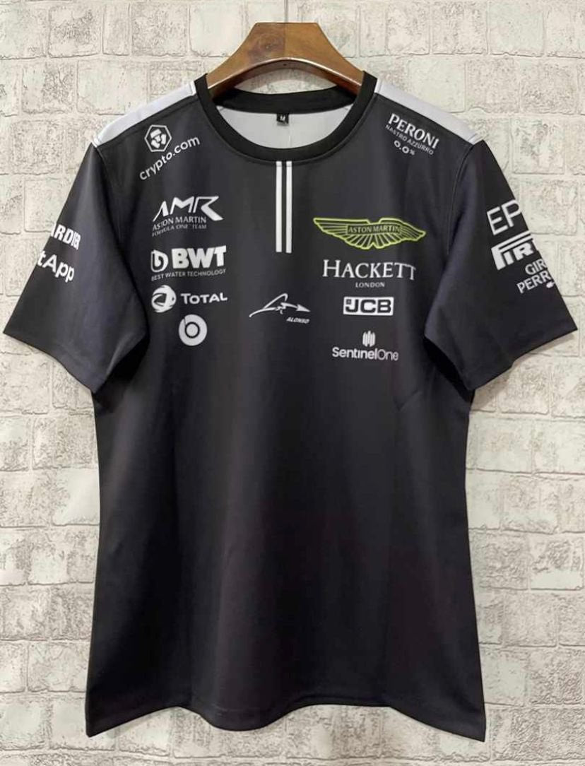 Camiseta Aston Martin negra - Fernando Alonso 14