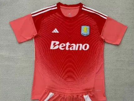 Aston Villa portero color rojo 25/26