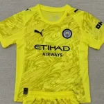 Manchester City portero color amarillo 25/26