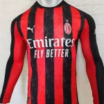 Milán local 25/26 manga larga versión jugador
