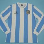 Argentina retro manga larga 1986