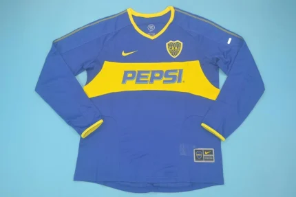 Boca Juniors retro manga larga 03/04