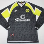 Borussia Dortmund retro manga larga 95/96 visitante