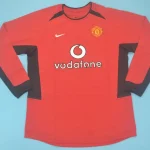 Manchester United retro manga larga 02/04 local