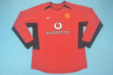 Manchester United retro manga larga 02/04 local