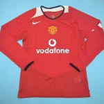 Manchester United retro manga larga 04/06 local