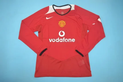 Manchester United retro manga larga 04/06 local