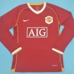 Manchester United retro manga larga 06/07 local