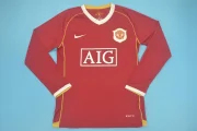 Manchester United retro manga larga 06/07 local