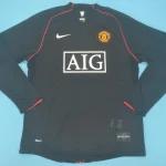 Manchester United retro manga larga 07/08 visitante