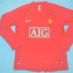 Manchester United retro manga larga 08/09 local