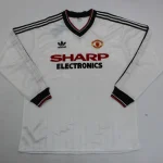 Manchester United retro manga larga 82/83 visitante
