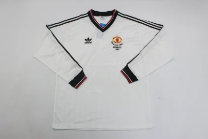 Manchester United retro manga larga 83/84 visitante