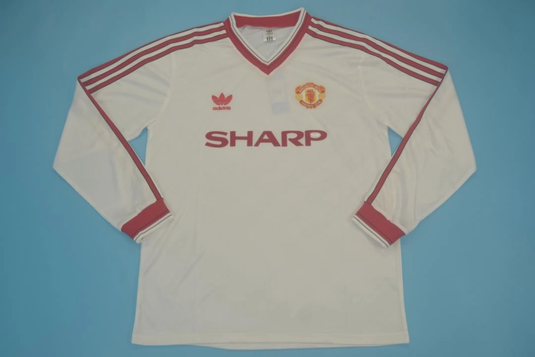 Retro-Clubes-Manchester-United-86-88-manga-larga-alternativa-portada Manchester United retro manga larga 86/88 alternativa - Imagen 1