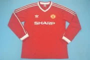 Manchester United retro manga larga 86/88 local