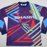 Manchester United retro manga larga 92/93 portero lila