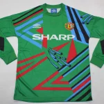 Manchester United retro manga larga 92/93 portero verde