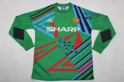 Manchester United retro manga larga 92/93 portero verde