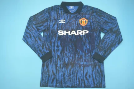 Manchester United retro manga larga 92/93