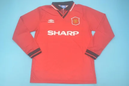 Manchester United retro manga larga 94/95 local