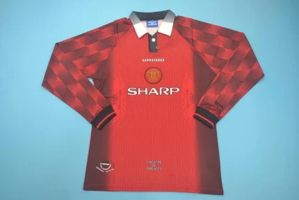 Manchester United retro manga larga 96/97 local