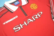 Manchester United retro manga larga 98/99 local - Imagen 13