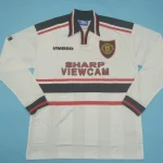 Manchester United retro manga larga 98/99 visitante