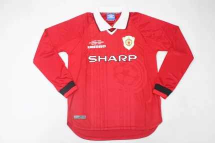 Manchester United retro manga larga 99/00 local