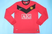 Manchester United retro manga larga 09/10