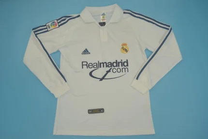 Real Madrid retro manga larga 01/02 local