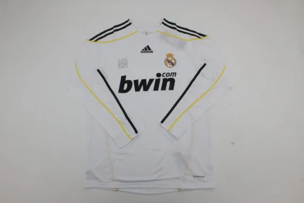 Real Madrid retro manga larga 09/10 local versión jugador