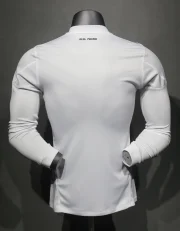 Real Madrid retro manga larga 10/11 local versión jugador - Imagen 7