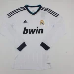 Real Madrid retro manga larga 12/13 local versión jugador