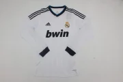Real Madrid retro manga larga 12/13 local versión jugador