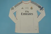 Real Madrid retro manga larga 13/14 local - Imagen 10
