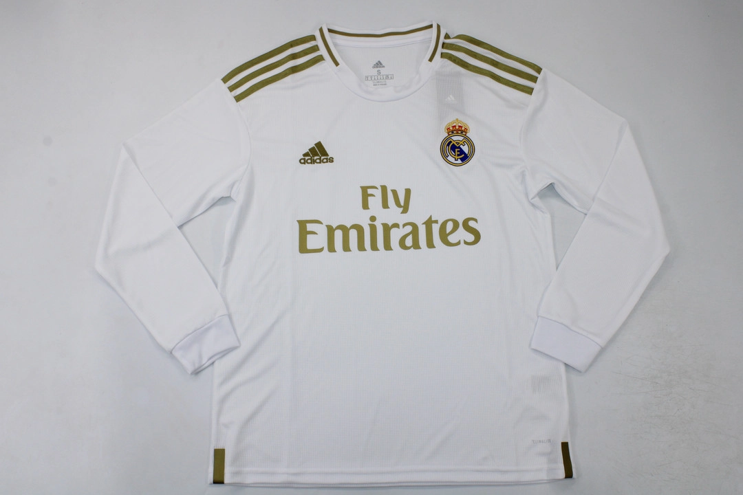 Retro-Clubes-Real-Madrid-19-20-manga-larga-portada Real Madrid retro manga larga 19/20 local - Imagen 1