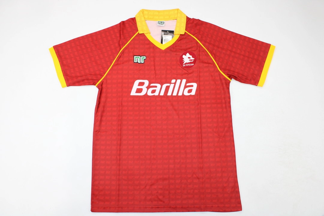 Retro-Clubes-Roma-90-91-local-portada Roma retro 90/91 local - Imagen 1