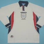 Inglaterra retro manga larga 1998 local