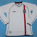 Inglaterra retro manga larga 2002