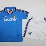 Kit de niño Manchester City retro 98/99