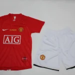 Kit de niño Manchester United retro 07/08 local