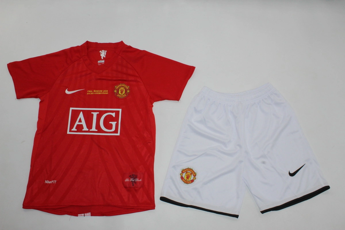 Retro-Kit-de-Niño-Manchester-United-07-08-local-portada Kit de niño Manchester United retro 07/08 local - Imagen 1