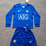 Kit de niño Manchester United retro 08/09 manga larga